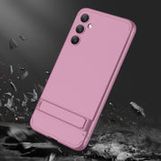 For Samsung Galaxy A34 5G GKK Three Stage Splicing Full Coverage PC Phone Case(Rose Gold)
