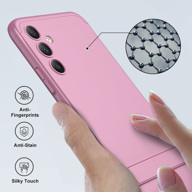 For Samsung Galaxy A34 5G GKK Three Stage Splicing Full Coverage PC Phone Case(Rose Gold)
