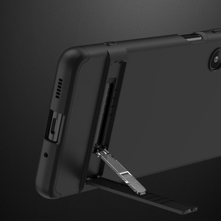 For Samsung Galaxy F54 GKK Three Stage Splicing Full Coverage PC Phone Case(Black)