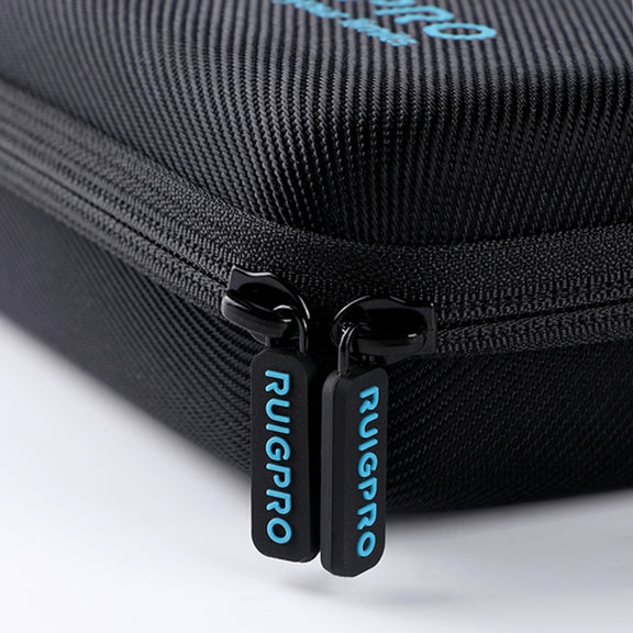 For GoPro HERO8 / 7 / 6 RUIGPRO Shockproof Water-resistant Portable Case Box Size : 33.5cm x 24.7cm x 6.3cm(Black)