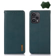 For Xiaomi Redmi Note 12 Turbo 5G KHAZNEH Nappa Top Layer Cowhide Leather Phone Case(Green) - Xiaomi Cases by PMC TechLife | Online Shopping South Africa | PMC TechLife