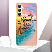 For Samsung Galaxy A24 Electroplating IMD TPU Phone Case(Dream Butterfly)