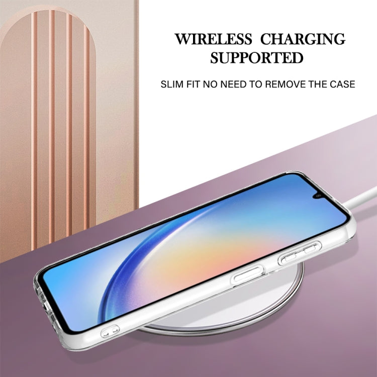 For Samsung Galaxy A24 Electroplating IMD TPU Phone Case(Dream Butterfly)