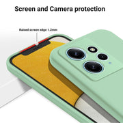 For Xiaomi Redmi Note 12 4G Global Pure Color Liquid Silicone Shockproof Phone Case(Green)