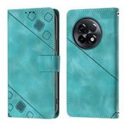 For OnePlus Ace 2 5G / 11R 5G Skin-feel Embossed Leather Phone Case(Green)