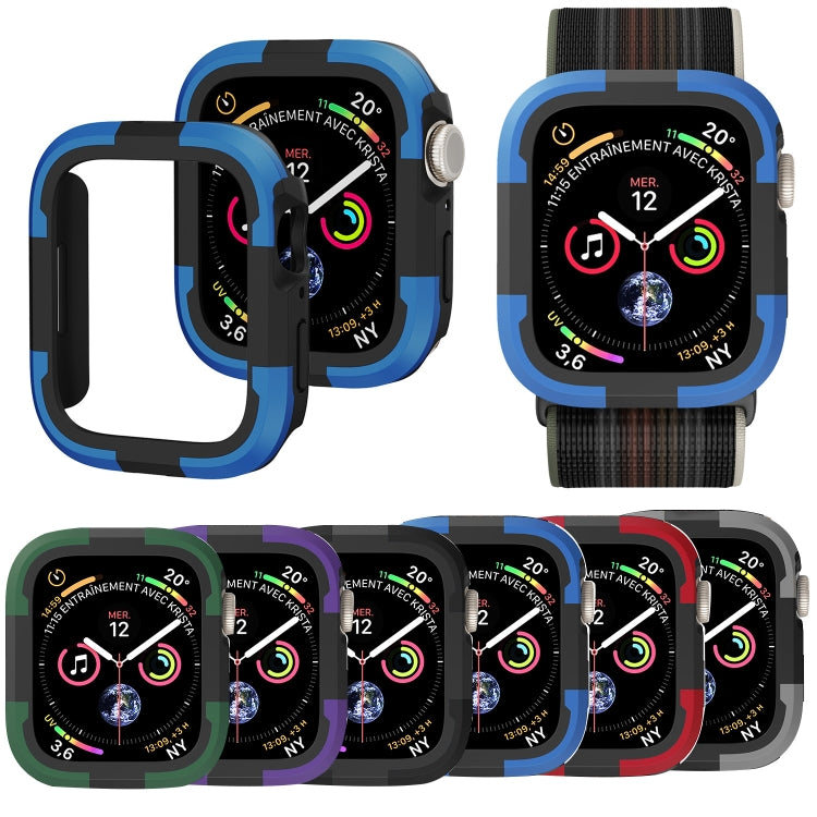 For Apple Watch Series SE 2&6&SE&5&4 40mm Armor Frame Watch Case(Green)