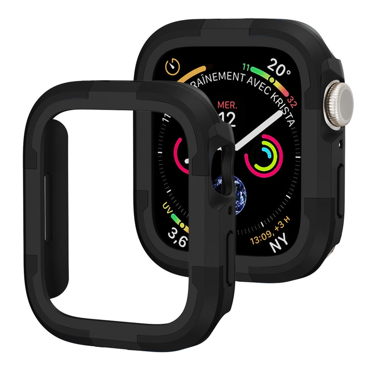 For Apple Watch Series 8 & 7 41mm Armor Frame Watch Case(Black)