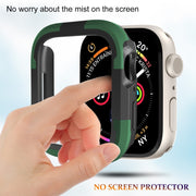 For Apple Watch Series SE 2&6&SE&5&4 44mm Armor Frame Watch Case(Green)