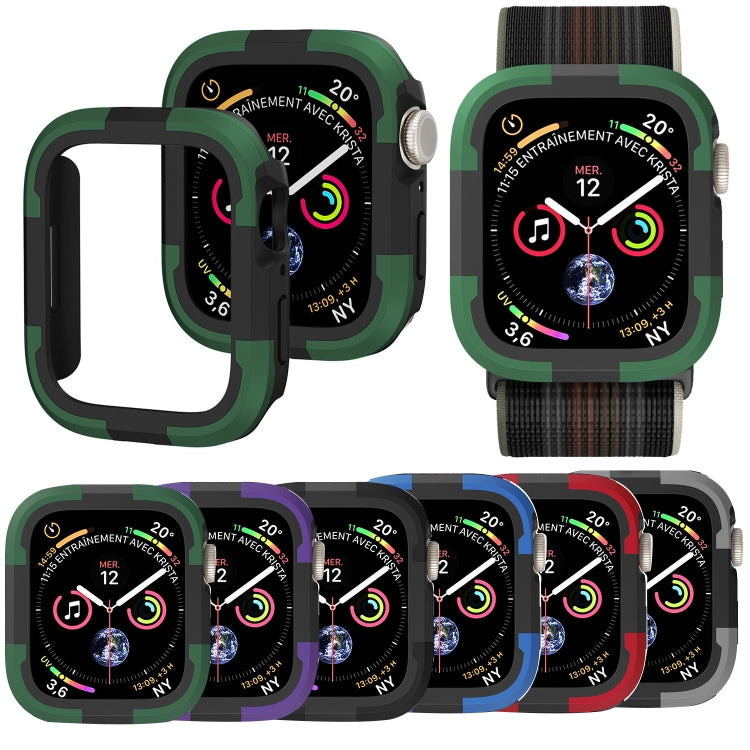 For Apple Watch Series 8 & 7 45mm Armor Frame Watch Case(Purple)