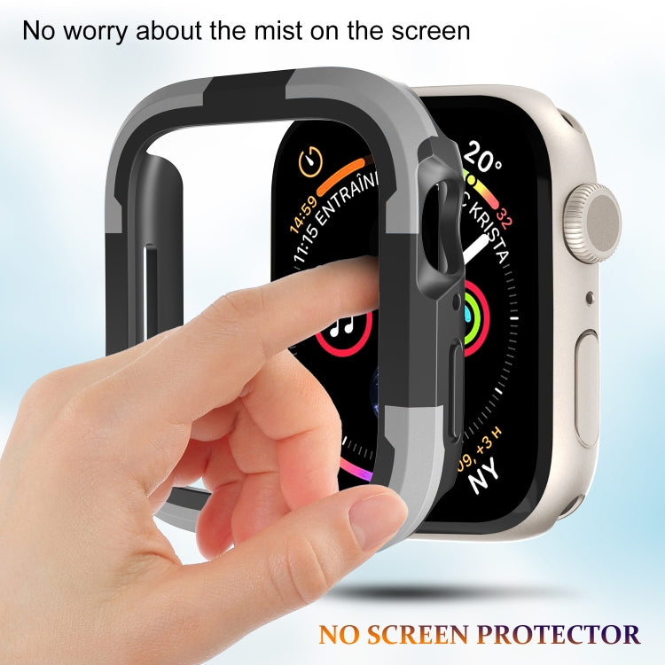 For Apple Watch Ultra 49mm Armor Frame Watch Case(Grey)