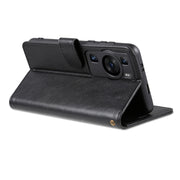 For Huawei P60 / P60 Pro AZNS Sheepskin Texture Flip Leather Phone Case(Black)