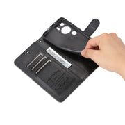For Huawei P60 / P60 Pro AZNS Sheepskin Texture Flip Leather Phone Case(Black)