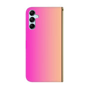 For Samsung Galaxy M14 Imitated Mirror Surface Leather Phone Case(Gradient Color)