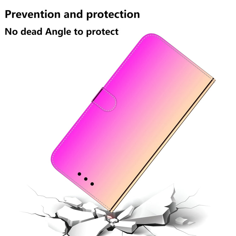 For Samsung Galaxy M14 Imitated Mirror Surface Leather Phone Case(Gradient Color)