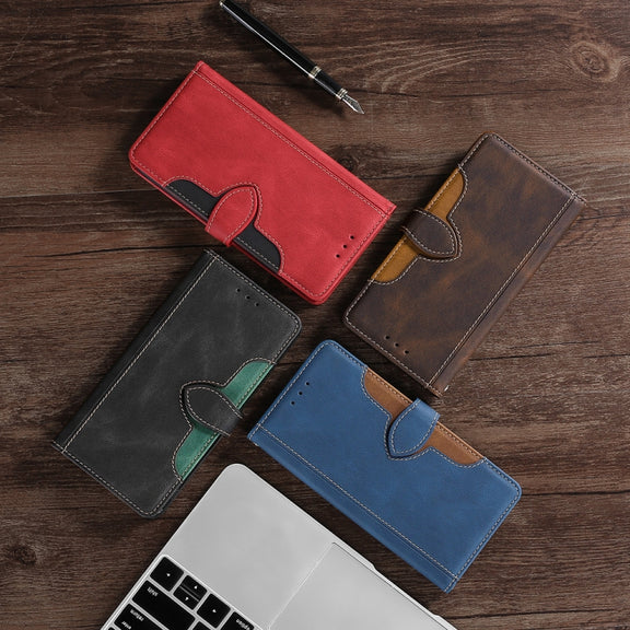 For Xiaomi Redmi Note 12 4G Global Skin Feel Magnetic Buckle Leather Phone Case(Black)