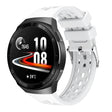 For Huawei Watch GT 2e Solid Color Round Hole Silicone Watch Band(White) - Smart Wear by PMC TechLife | Online Shopping South Africa | PMC TechLife