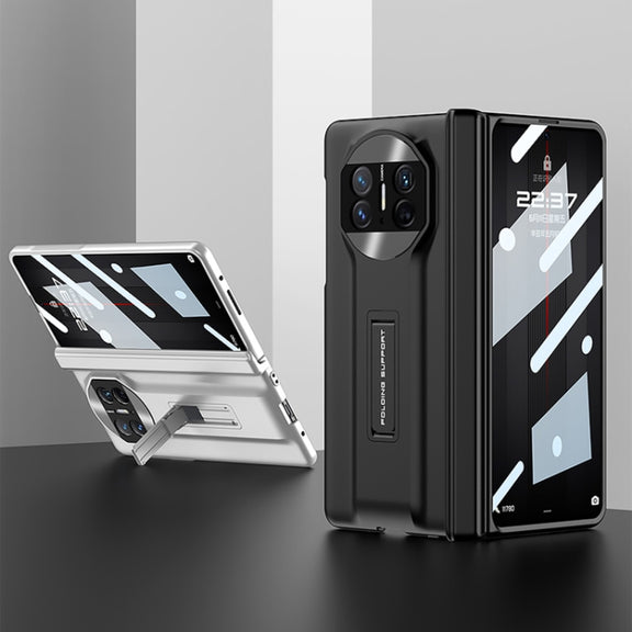 For Huawei Mate X3 GKK Integrated Magnetic Folding Hinge Supercar Phone Case(Red)