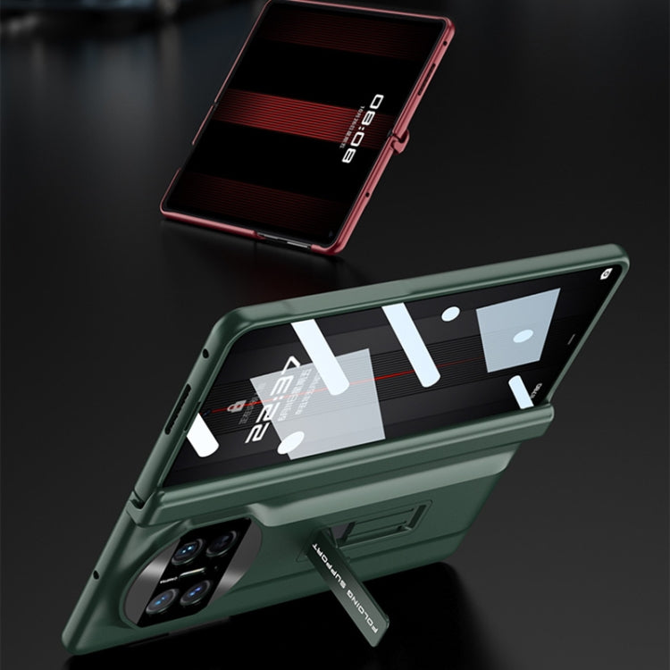 For Huawei Mate X3 GKK Integrated Magnetic Folding Hinge Supercar Phone Case(Red)
