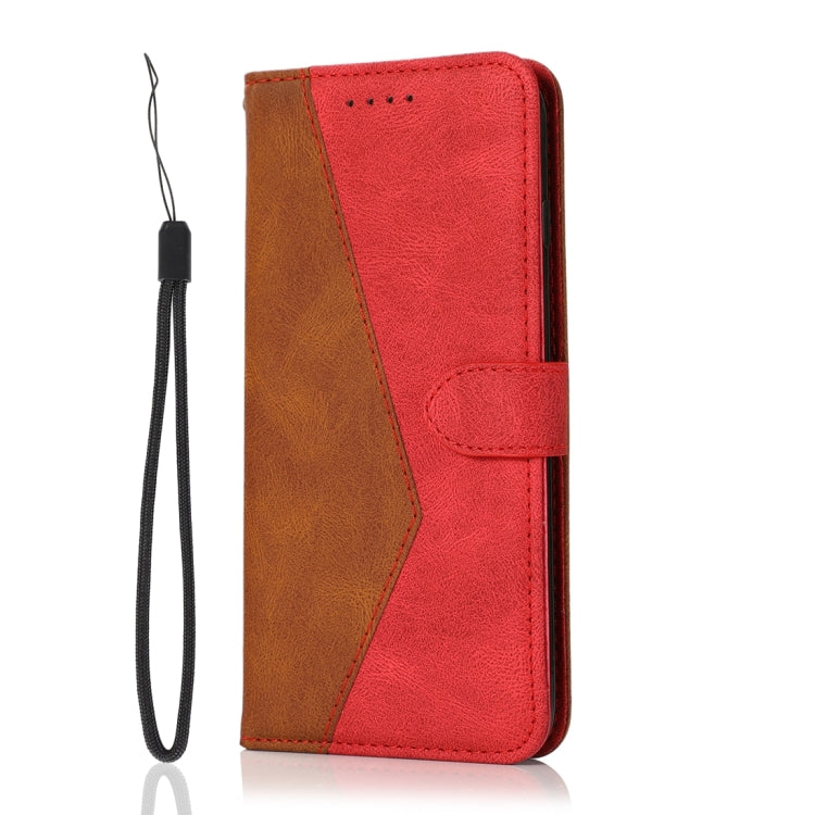 For Sony Xperia 10 V 2023 Dual-color Stitching Leather Phone Case(Brown Red)