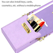 GKK Mini Backpack Plain Phone Bag + Phone Case with Ring For Samsung Galaxy Z Flip4 5G(Purple)