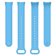 For Xiaomi Mi Band 8 Solid Color Silicone Plug Replacement Watch Band(Sky Blue)