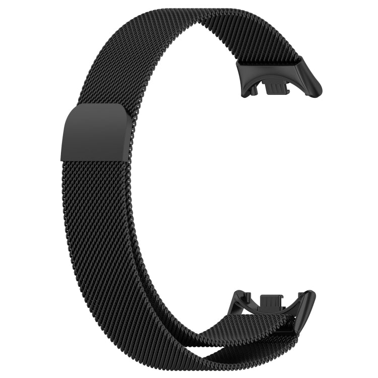 For Xiaomi Mi Band 8 Milanese Metal Watch Band(Black)