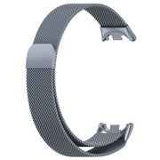 For Xiaomi Mi Band 8 Milanese Metal Watch Band(Space Grey)