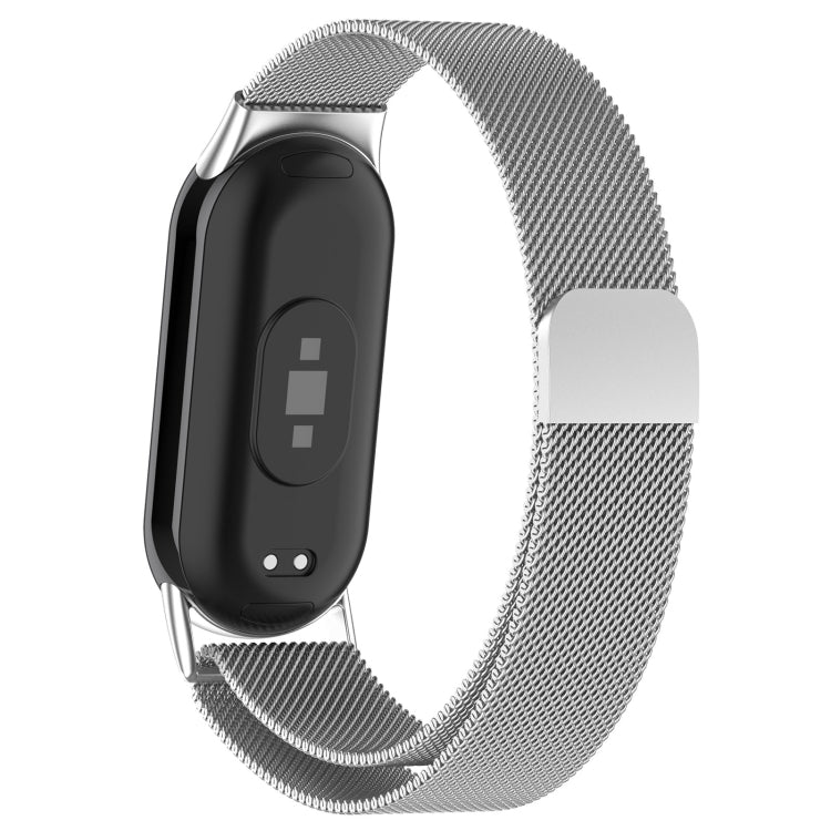 For Xiaomi Mi Band 8 Milanese Metal Watch Band(Silver)