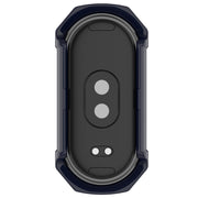 For Xiaomi Mi Band 8 PC + Tempered Glass Integrated Protective Watch Case(Ink Blue)