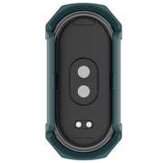 For Xiaomi Mi Band 8 PC + Tempered Glass Integrated Protective Watch Case(Pine Green)