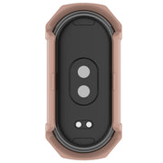 For Xiaomi Mi Band 8 PC + Tempered Glass Integrated Protective Watch Case(Pink)