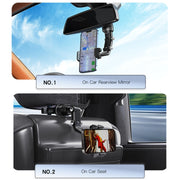 Yesido C192 Car Rearview Mirror Using Phone Holder(Black)
