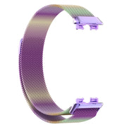 For Huawei Band 8 Milanese Metal Watch Band(Colorful)