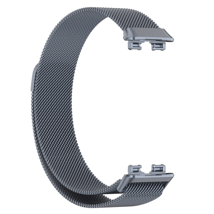 For Huawei Band 10 / 9 / 8 Milanese Metal Watch Band(Space Grey)