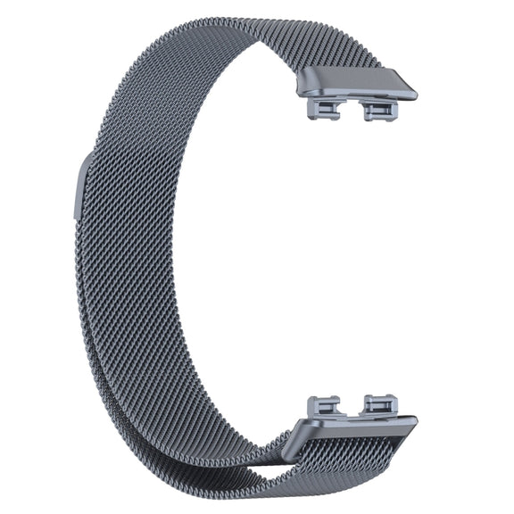 For Huawei Band 10 / 9 / 8 Milanese Metal Watch Band(Space Grey)