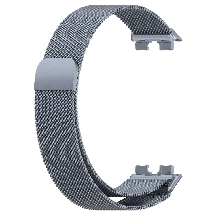 For Huawei Band 10 / 9 / 8 Milanese Metal Watch Band(Space Grey)