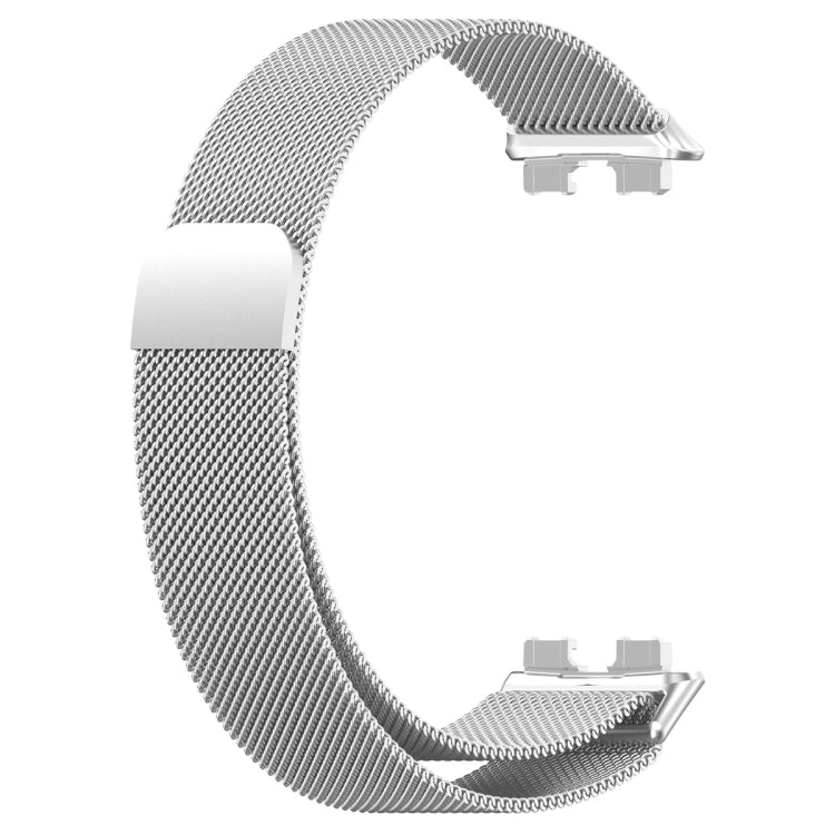 For Huawei Band 10 / 9 / 8 Milanese Metal Watch Band(Silver)