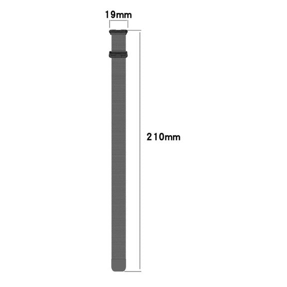 For Huawei Band 10 / 9 / 8 Milanese Metal Watch Band(Space Grey)