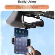 Yesido C196 Car Rearview Mirror Using Phone Holder(Black)