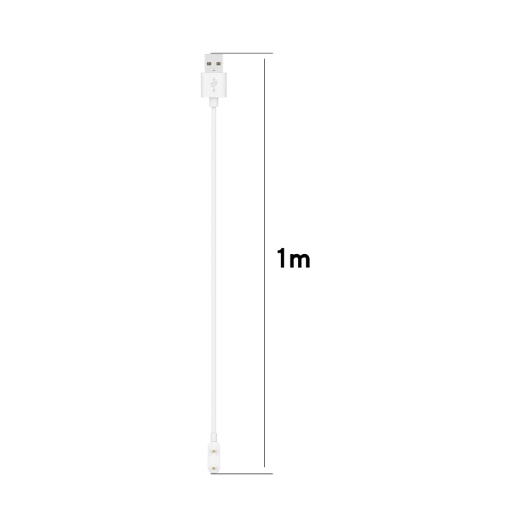 For Huawei Band 8 Smart Watch USB Charging Cable With Chip Protection(White)