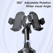 Yesido C195 Car Cup Holder Using Phone Bracket(Black)