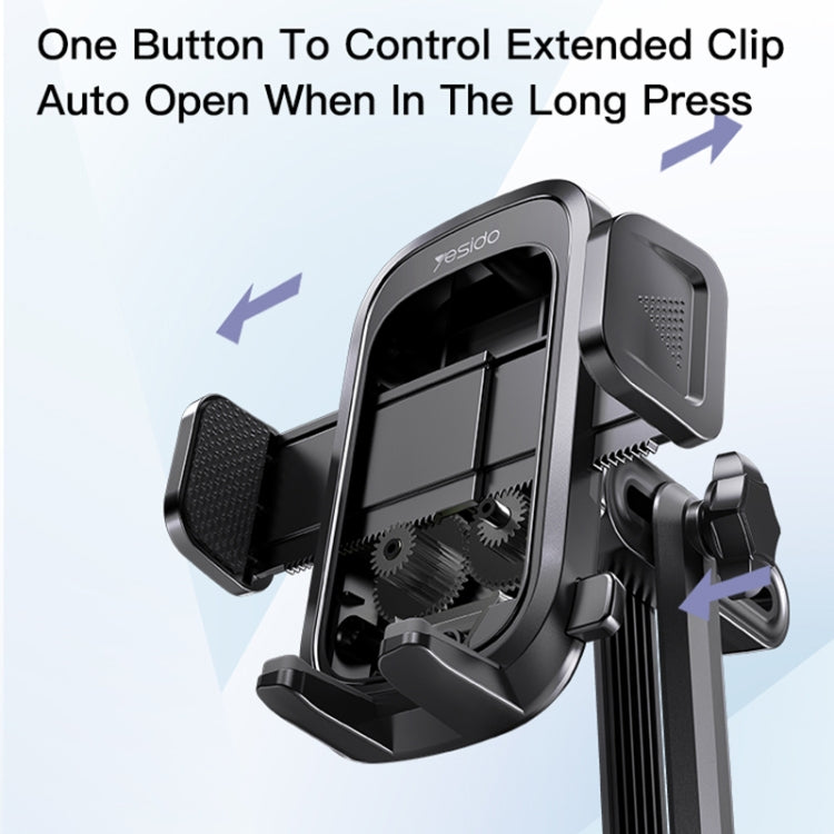 Yesido C195 Car Cup Holder Using Phone Bracket(Black)