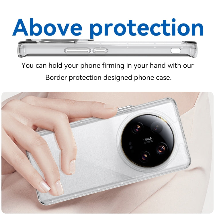 For Xiaomi 13 Ultra Colorful Series Acrylic + TPU Phone Case(Transparent)