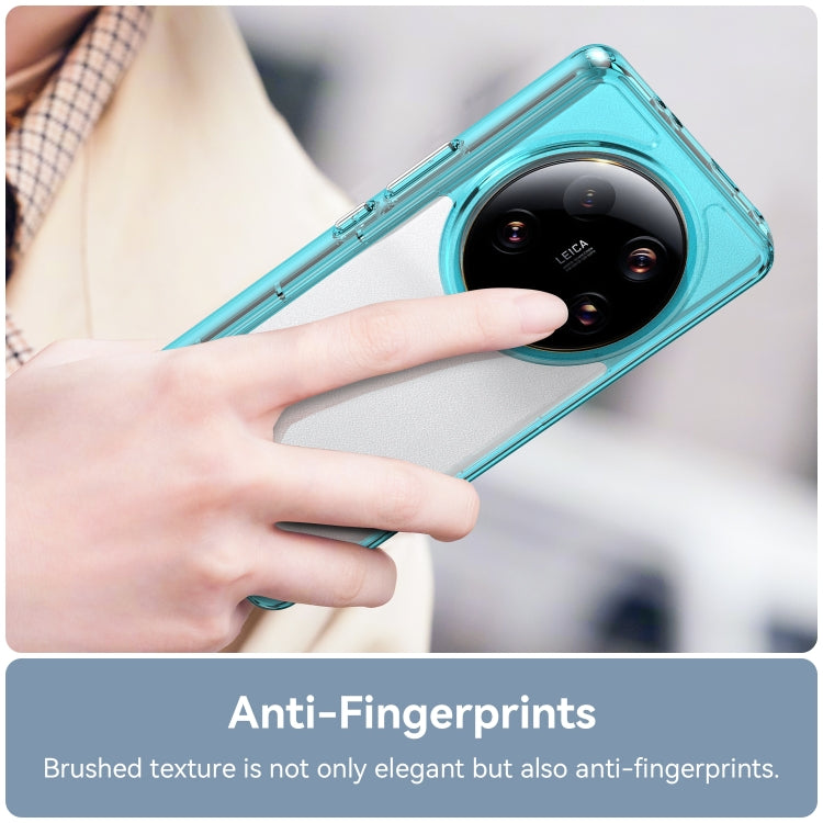 For Xiaomi 13 Ultra Colorful Series Acrylic + TPU Phone Case(Transparent Blue)