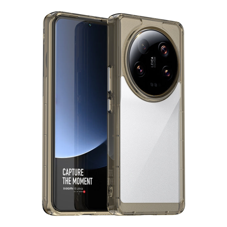 For Xiaomi 13 Ultra Colorful Series Acrylic + TPU Phone Case(Transparent Grey)