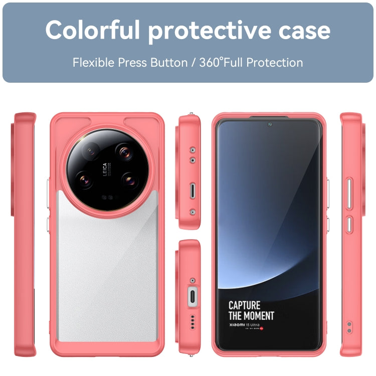 For Xiaomi 13 Ultra Colorful Series Acrylic + TPU Phone Case(Red)
