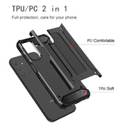 For Samsung Galaxy A24 Magic Armor TPU Hard PC Phone Case(Navy Blue)