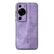 For Huawei P60 / P60 Pro AZNS 3D Embossed Skin Feel Phone Case(Purple)