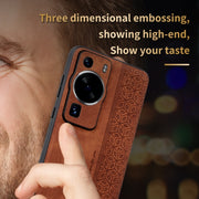 For Huawei P60 / P60 Pro AZNS 3D Embossed Skin Feel Phone Case(Purple)