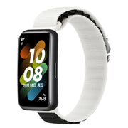 For Huawei Band 7 Loop Nylon Watch Band(Starlight Black)